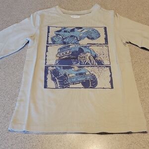 Oshkosh B'gosh Kids Cotton Monster Truck Graphic Long Sleeve Tee Size 10 NWT